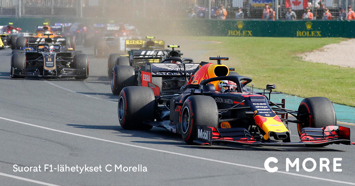 Formula 1 alkaa ensi sunnuntaina