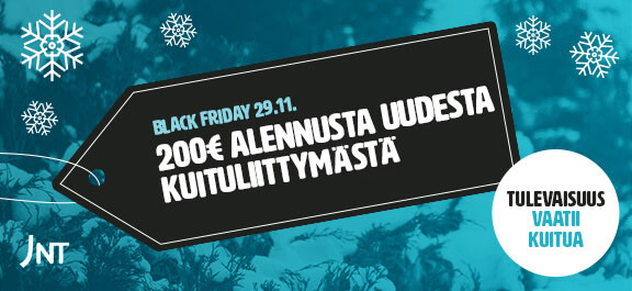 Black Friday kuitualennus