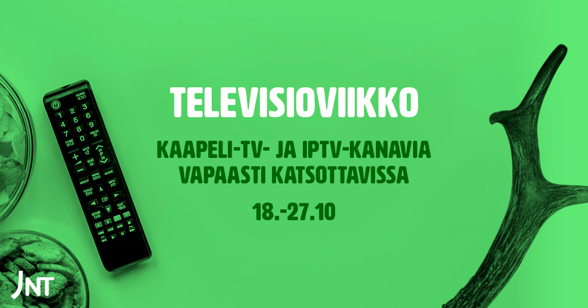 Kaapeli-TV- ja IPTV-kanavia vapaasti katsottavissa