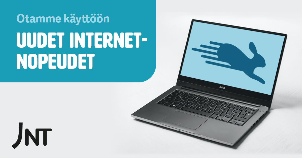 Otamme käyttöön uudet internet-nopeudet