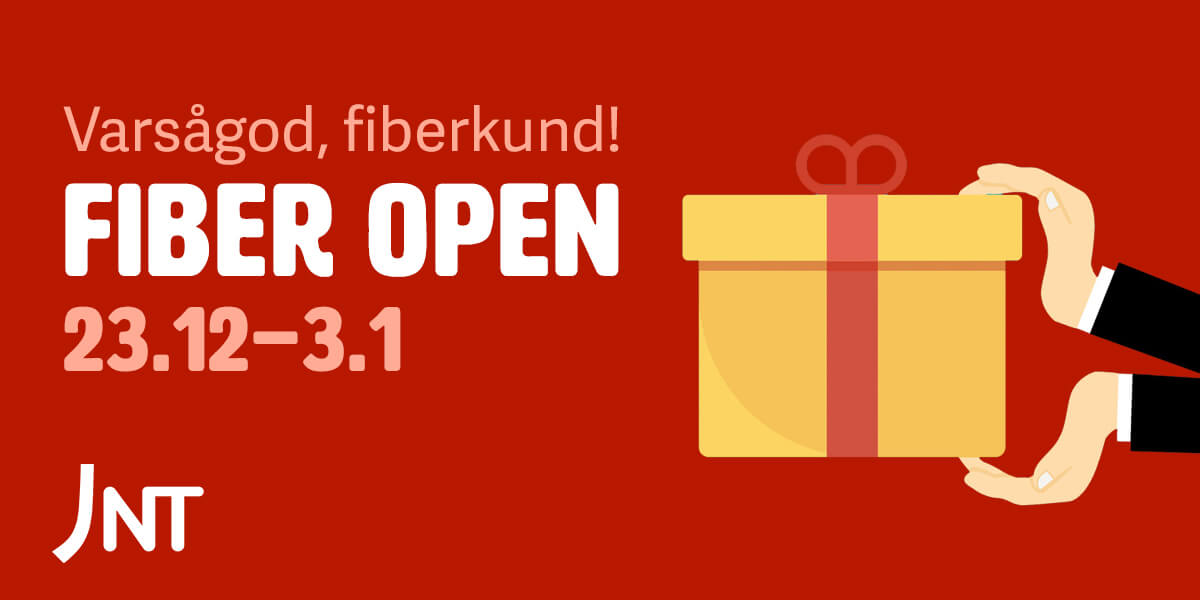 Fiber open julen 2022