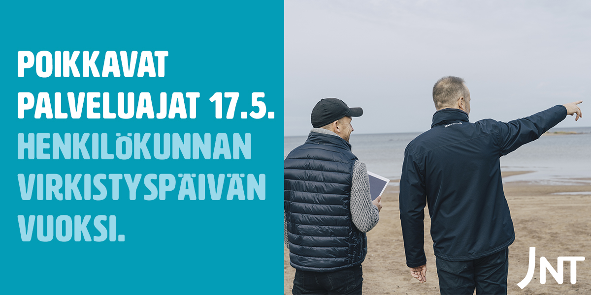 Poikkeavat palveluajat 17.5.