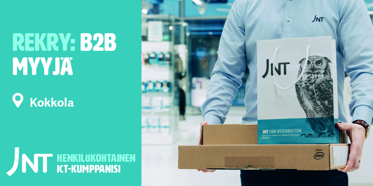Rekry: Asiakaslähtöinen B2B-myyjä Kokkolaan