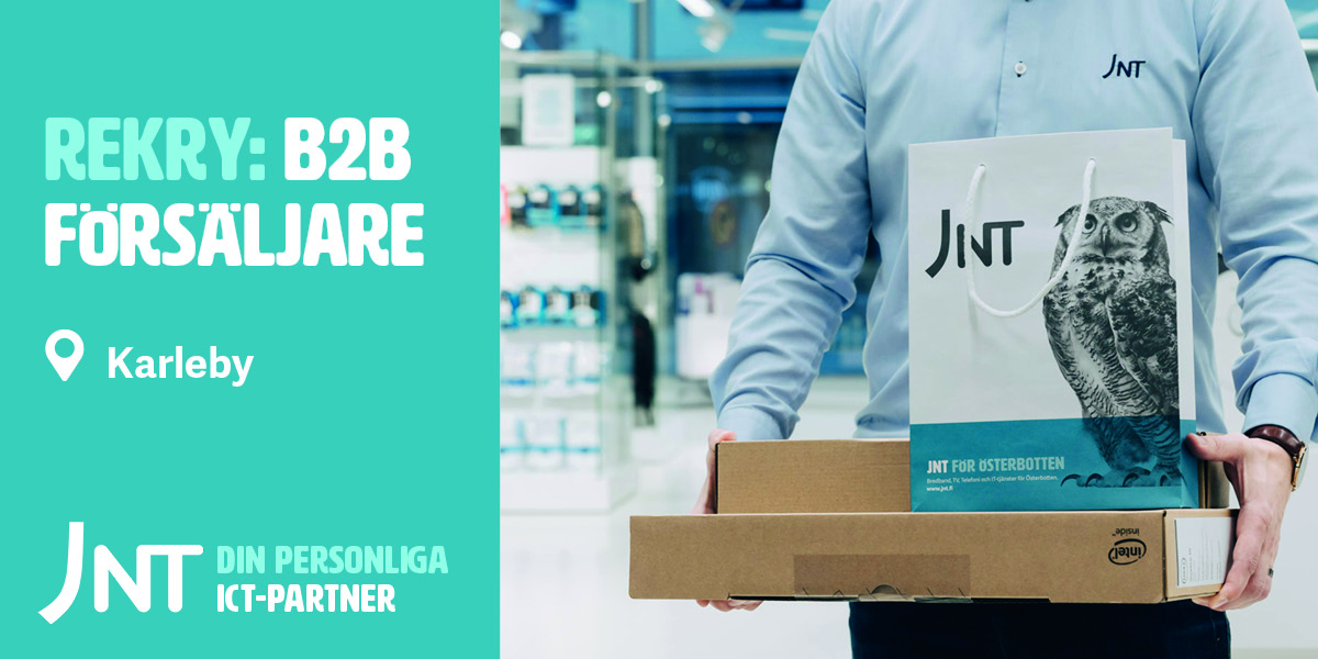 Rekry: Kundorienterad B2B-försäljare till Karleby