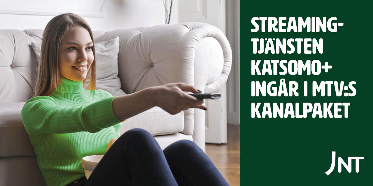 Streamingtjänsten Katsomo+ ingår i MTV:s kanalpaket