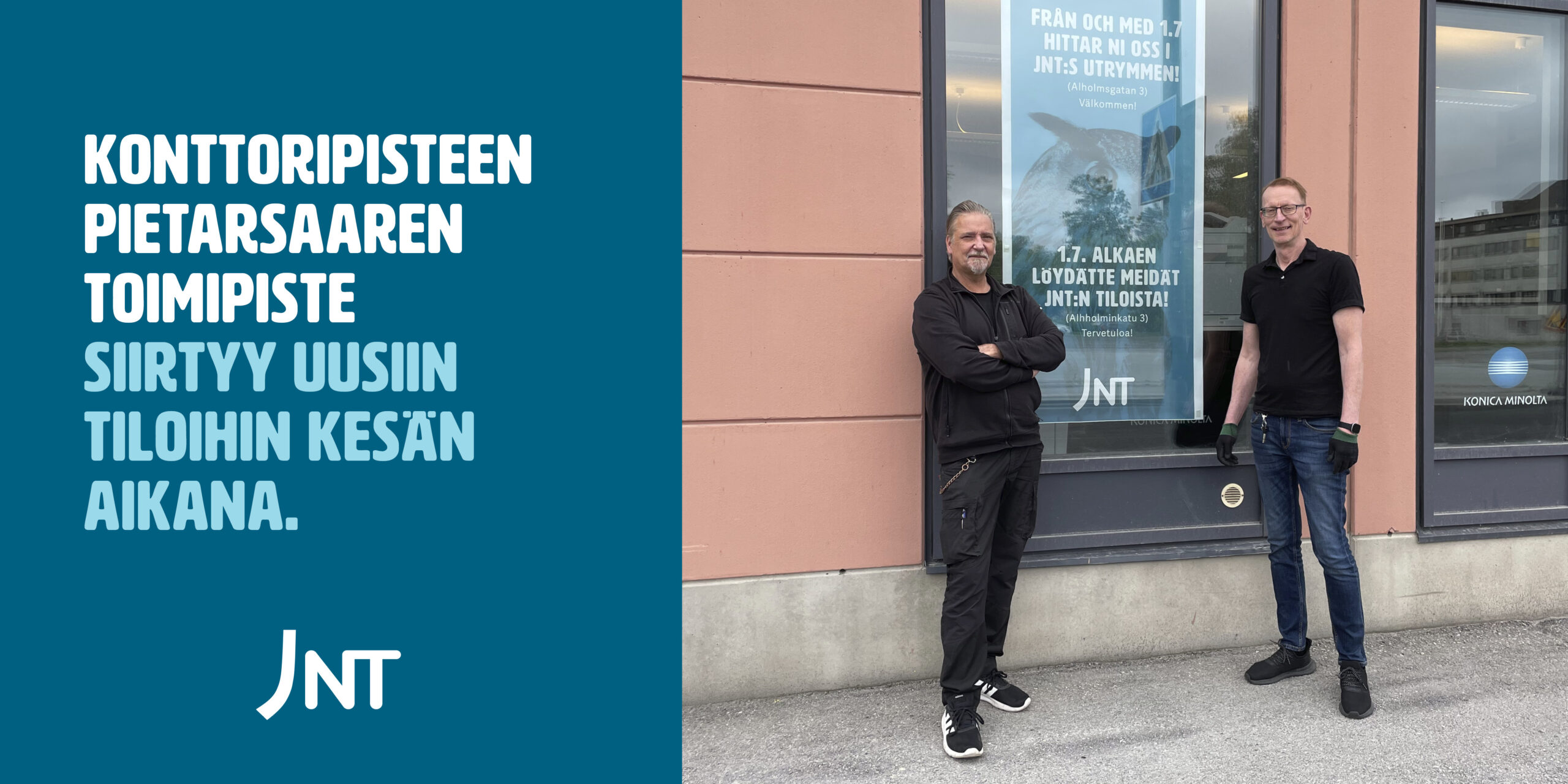 Konttoripisteen Pietarsaaren toimipiste siirtyy uusiin tiloihin fuusion myötä