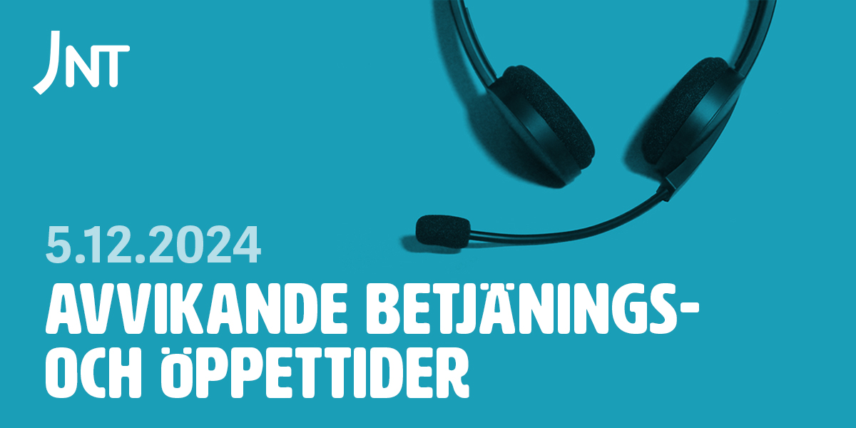 Avvikande betjänings- och öppettider