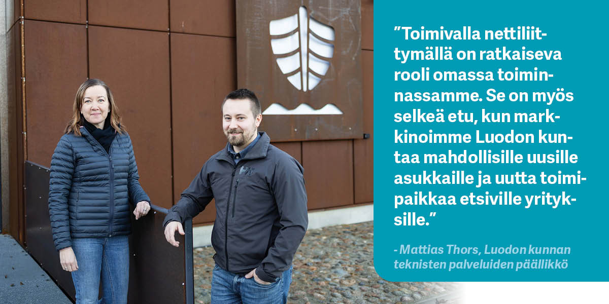 Luoto – ensimmäinen kunta täysin kattavalla kuituverkolla
